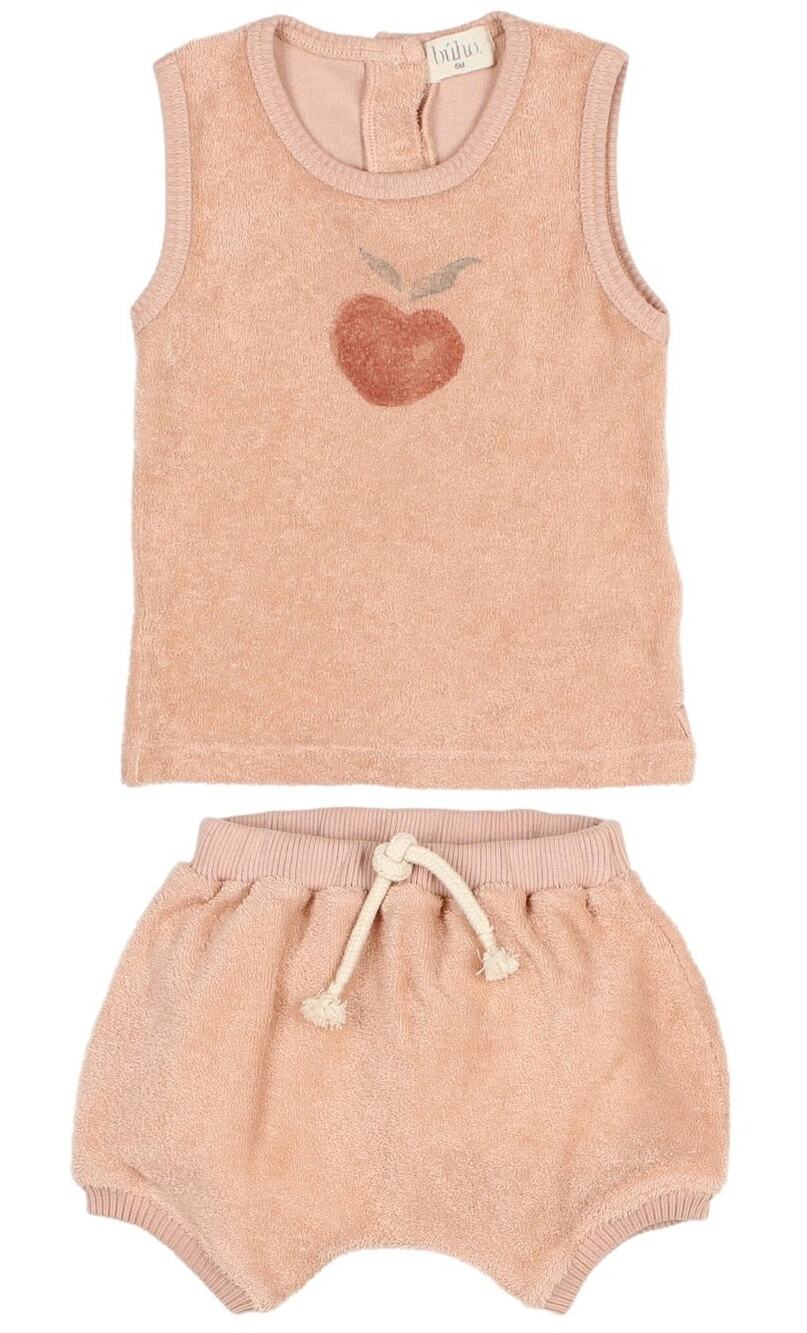 Buho Baby Girl Terry Tank & Bloomer Matching Outfit Set size 18 months